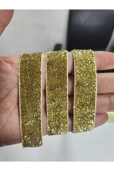 kadifecim 2 CM GOLD SIMPLE VELVET SIMPLE SERIT 5 METRE PACKAGE SHIPPED