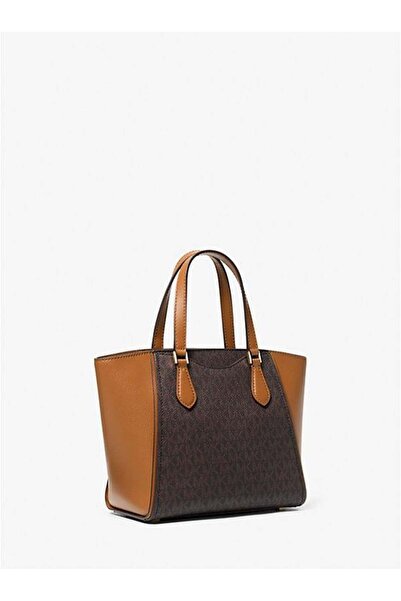 Michael Kors Taryn Small Signature Logo and Leather Convertible Crossbody Bag 32F4Gtbc1B