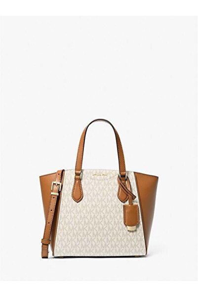 Michael Kors Taryn Small Signature Logo and Leather Convertible Crossbody Bag 32F4Gtbc1B