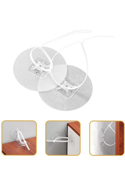 Soillium Earthquake Safety for Kids - Goods and Furniture Stabilizer with Clear Adhesive