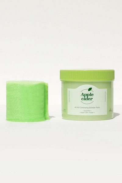 Ariul Apple Cider Double Sided Facial Cleansing Pad 60 Pieces | | Apple Vinegar, Water Based