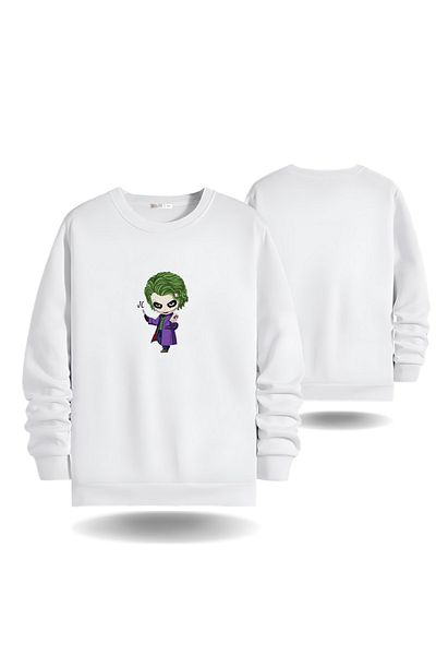 Gölge Store Joker Ημέρα των Ερωτευμένων - Crew Neck Ανδρικό Slimfit Φούτερ 7003E
