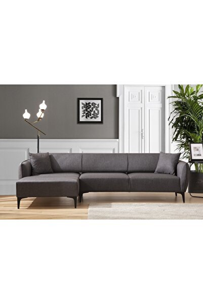 Vivense MİNİ BELLİSİMO KÖŞE KOLTUK, ANTRASİT, SOL KÖŞE