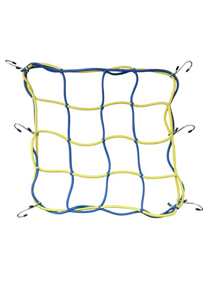 Universal Torkline Motorsiklet Kask Filesi Kancalı Taraftar Sarı Mavi