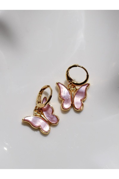 Reorah Collection مجموعة أقراط على شكل فراشة من الأكريليك