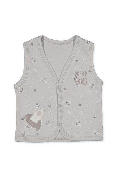 Bebetto Interloq Vest Printed - Dream Big T3862