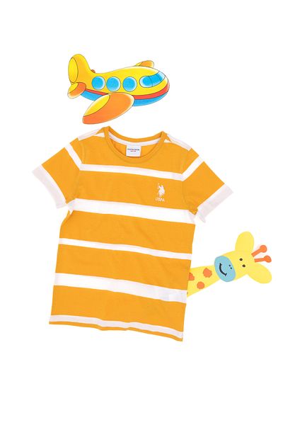 U.S. Polo Assn. Boy's Orange T-Shirt 50298959 -Vr051