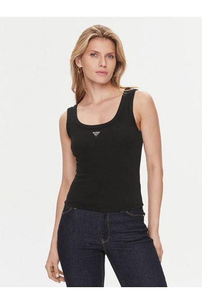 Guess Póló nyakú fekete női mellszoba W3YP68KA0H1-JBLK