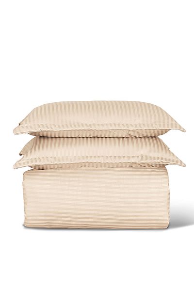 Generic طقم لحاف ناعم مخطط من Sleep Night، مقاس كينج (220×240 سم)، 6 قطع، بنمط مخطط