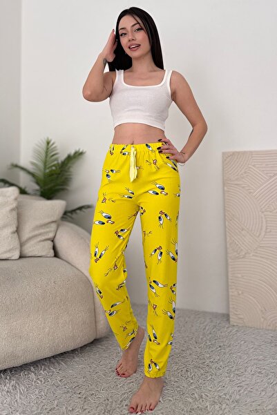 Genel Markalar Kadın Süet Tweety Desenli Pijama