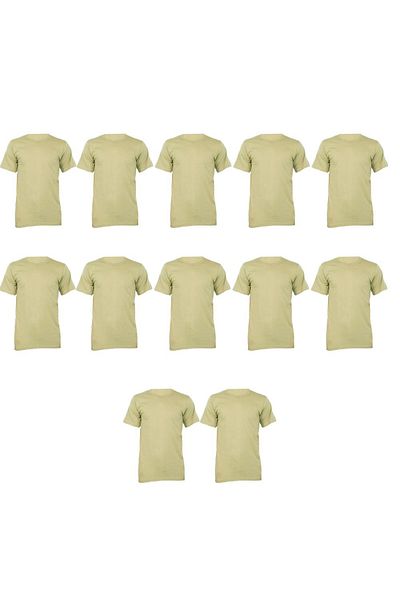 Wolftrap Tactical 12-Piece Soldier Undershirt Khaki, Short Sleeve Military Athlete for Novice and Precedent Soldier