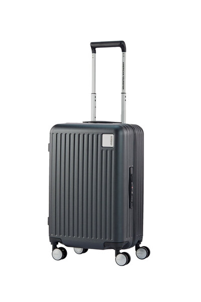 American Tourister قفل كابينة دوارة صلبة 55 سم أسود