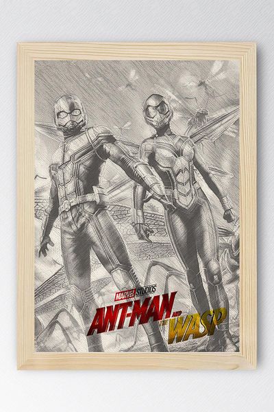 Saturn Pictură înrămată Ant Man și The Wasp - Poster Ant-Man Marvel