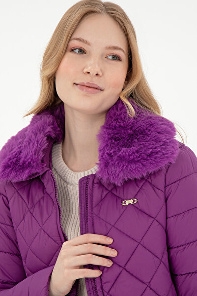 U.S. Polo Assn. Γυναικείο Μπουφάν Βιολετί 50291021-VR037