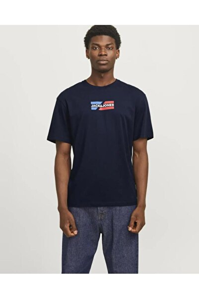 Jack & Jones JACK&JONES 12268415 JJECORP GRAPHIC ΟΡΓΑΝΙΚΟ ΒΑΜΒΑΚΙ 0 ΚΟΝΤΟ ΜΑΝΙΚΙ ΚΟΛ ΤΣ