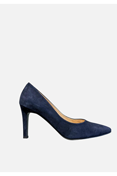Hakiki Süet Deri 8.5 cm Kadın Stiletto