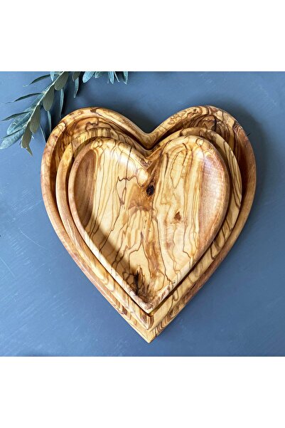 egedeneve Olive Tree Heart Medium Serving Plate