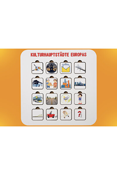 Kulturhauptstadte Europas | Almanca Öğreten Puzzle