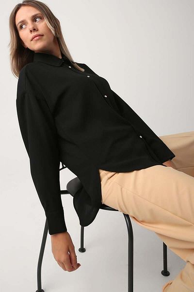 ALLDAY Black-Casual Shirt Tunic