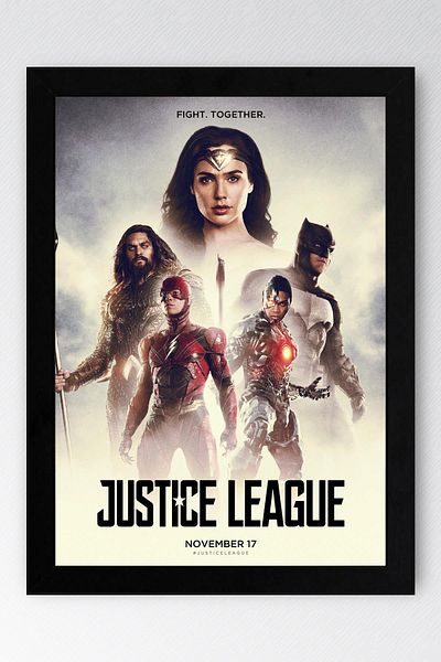 Saturn Pictură înrămată Justice League - Pictură poster DC Justice League