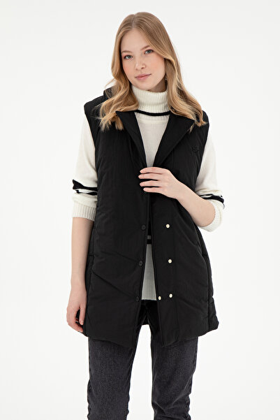 U.S. Polo Assn. Women's Black Vest 50289554 -Vr046