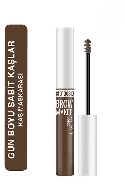 Belor Design Brow Maker Eyebrow Mascara Tone:13 Light Brown