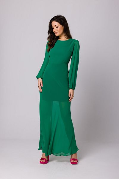 Makover Maxi floral dress with open back