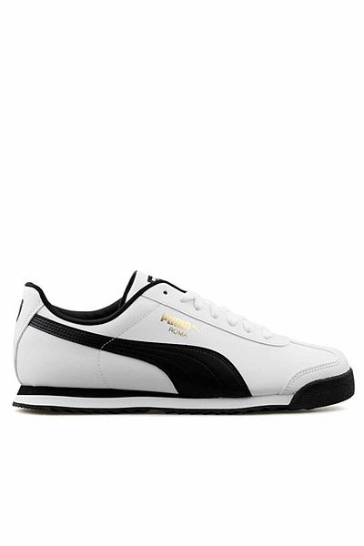 Puma Ανδρικά casual αθλητικά παπούτσια - Roma Basic B-1, 353572 -04 ΛΕΥΚΟ-ΜΑΥΡΟ