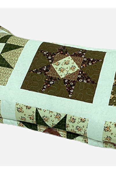Generic طقم مكون من قطعتين من الوسائد وغطاء الوسادة بنقشة الزهور، 50×75 سم