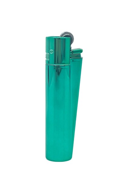 Clipper Özel Kutusunda Metal Çakmak - Metalik Turkuaz Parlak (Polish Metal Turquoise)