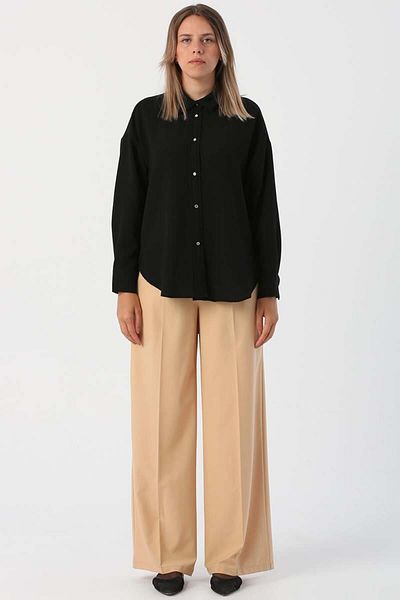 ALLDAY Black-Casual Shirt Tunic