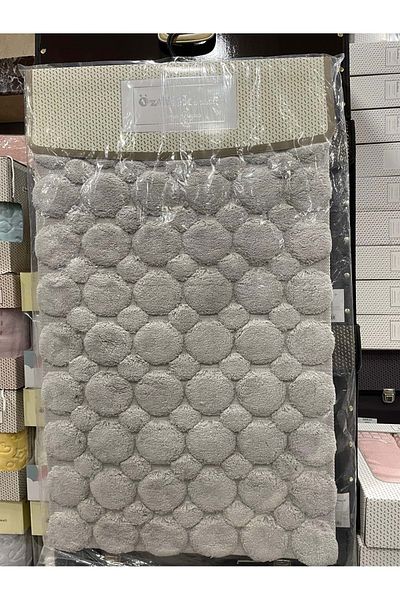 Özdilek Set scaun de toaletă de lux din bumbac Özdişek Point Gri deschis