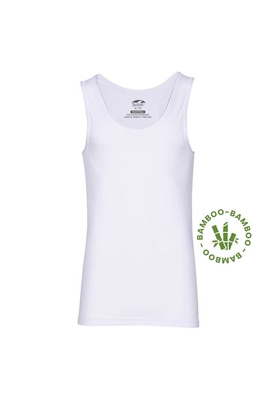 Şahin Şahin Men's White Bamboo Undershirt - Pack of 3