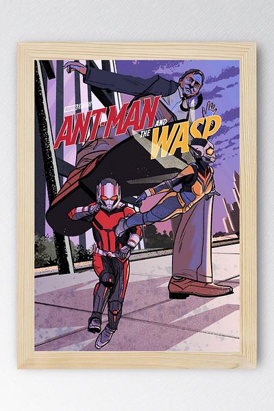 Saturn Pictură înrămată Ant Man și The Wasp - Poster Ant-Man Marvel