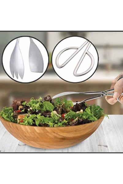artizanmutfak Salad Serving Tongs |   Scissors Tongs 26 cm