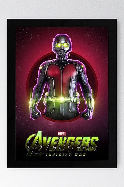 Saturn Pictură înrămată Ant Man - Pictură poster Avengers Marvel