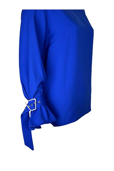 KAMEYA Sax Blouse with Arms Belt