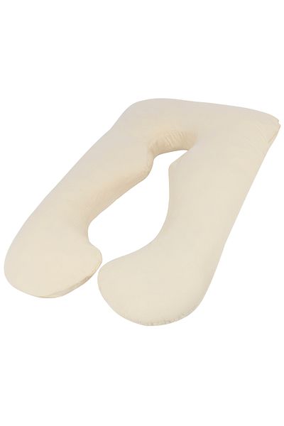 Generic U Shape Comfortable Pregnancy & Maternity Pillow By Mother Comfort,Off White