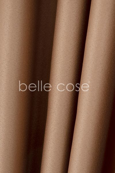 Belle Cose Rustic Ring - Living Room Home Eyelet Background Curtain Copper
