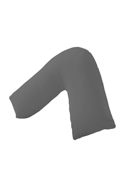 Generic L Shape Comfortable Pregnancy & Maternity Pillow By Mother Comfort - Grey