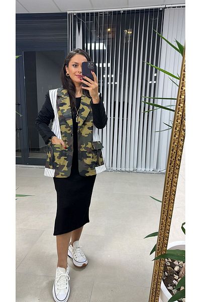 caddstore Дизайнерско камуфлажно яке