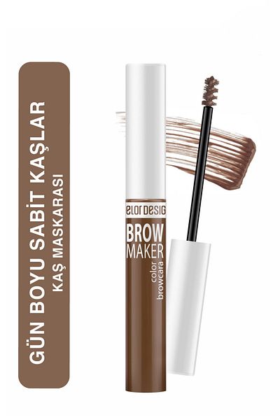 Belor Design Brow Maker Eyebrow Mascara Tone:15 Chocolate