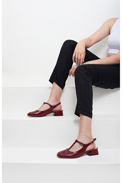 37Numara BÜYÜK NUMARA KADIN AYAKKABI 41-42-43-44- BORDO RUGAN