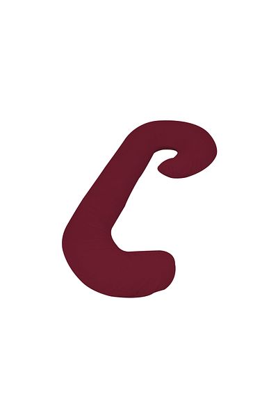 Generic C Shape Comfortable Pregnancy & Maternity Pillow By Mother Comfort - Garnet Red
