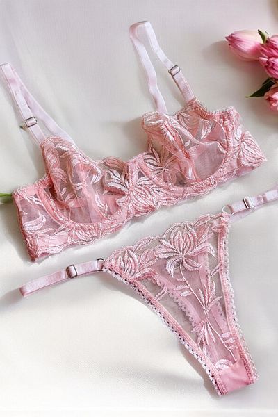 BLİSS WEAR FASHION Set de lenjerie de corp sutien cu sârmă cu model pentru femei
