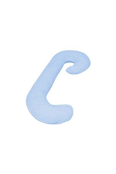 Generic C Shape Comfortable Pregnancy & Maternity Pillow By Mother Comfort - Sky blue