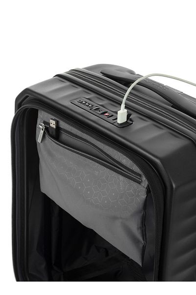 American Tourister FRONTEC   HARD SPINNER  CABBIN 55 CM JET BLACK