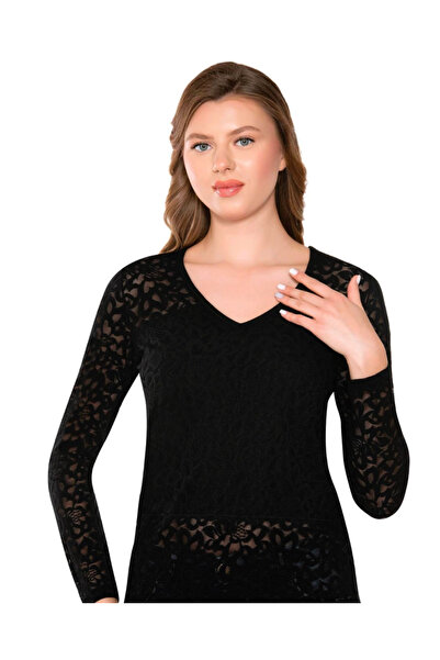 Belinay Жіночий, чорний, 96% віскоза, V-подібний виріз, декольте, боді