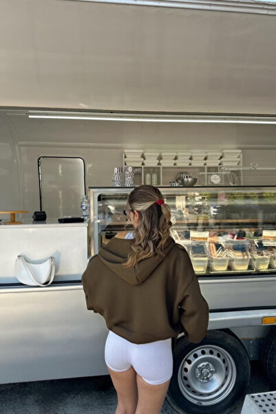 BayBayan Hanorac unisex oversize cu glugă și fermoar