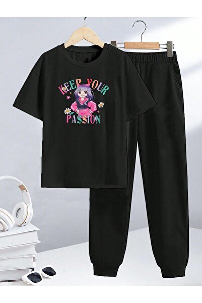 BENROMA Character Printed Children's Tracksuit Set